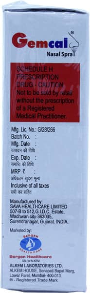 Gemcal Nasal Spray