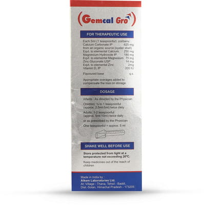 Gemcal Gro Suspension 200ml