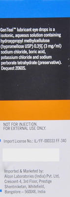 Genteal Bottle Of 10ml Eye Drops