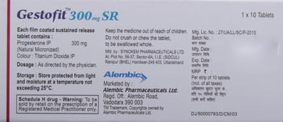 Gestofit Sr 300mg Strip Of 10 Tablets