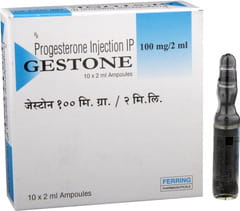 Gestone 100mg/2ml Injection 10x2ml: Uses, Side Effects, Price, Dosage ...