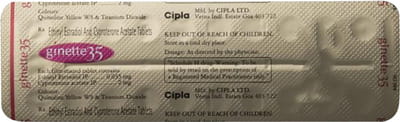 Ginette 35mg Strip Of 21 Tablets
