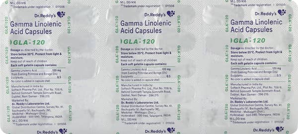 Gla 120mg Strip Of 30 Capsules