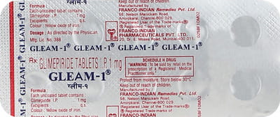 Gleam 1mg Strip Of 10 Tablets