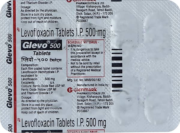 Glevo 500mg Strip Of 10 Tablets