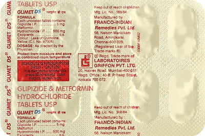 Glimet Ds Strip Of 10 Tablets