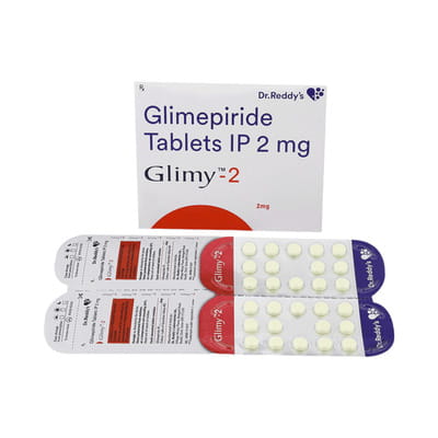 Glimy 2mg Strip Of 15 Tablets