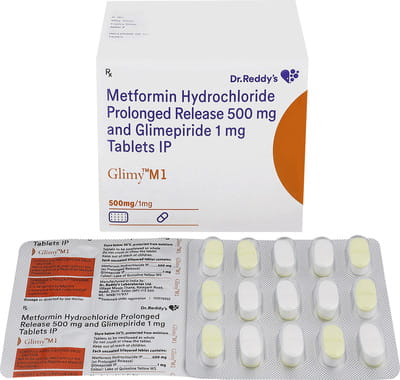 Glimy M1 Strip Of 15 Tablets