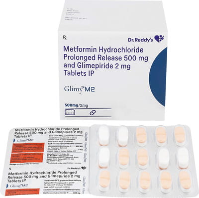 Glimy M2 Strip Of 15 Tablets