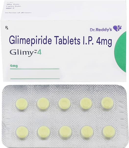 Glimy 4mg Strip Of 10 Tablets