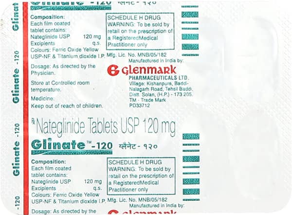 Glinate 120mg Tablet