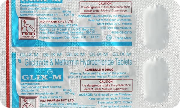 Glix M Strip Of 10 Tablets