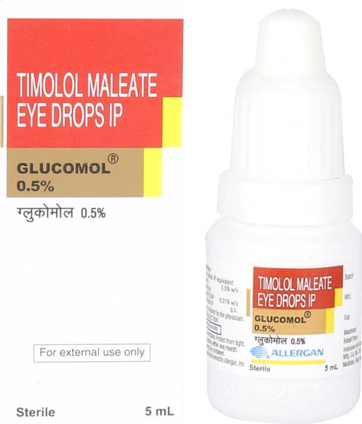 Glucomol 0.5% Bottle Of 5ml Eye Drops
