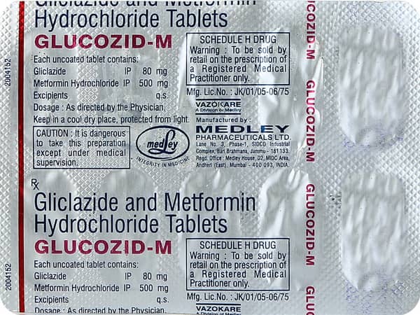 Glucozid M 80mg Tablet