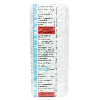 Gluformin 500Mg Strip Of 10 Tablets