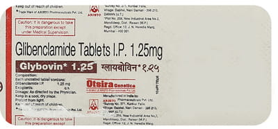 Glybovin 1.25mg Strip Of 10 Tablets