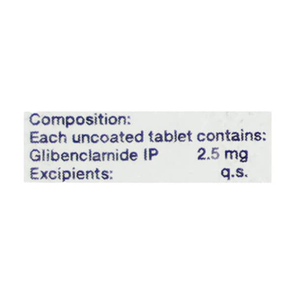 Glybovin 2.5mg Strip Of 10 Tablets
