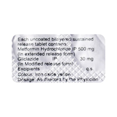 Glychek M Od 30mg Strip Of 10 Tablets