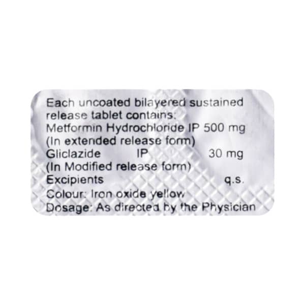 Glychek M Od 30mg Strip Of 10 Tablets