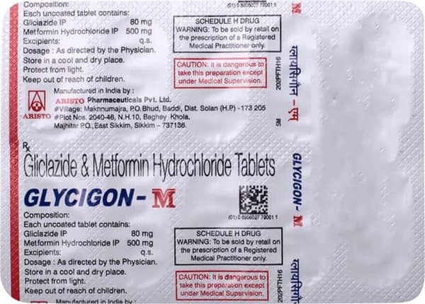 Glycigon M Strip Of 10 Tablets