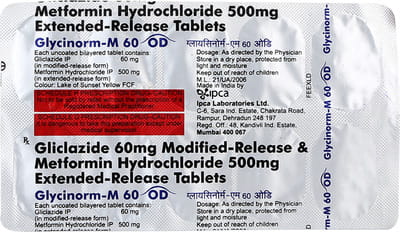Glycinorm M Od 60mg Strip Of 10 Tablets