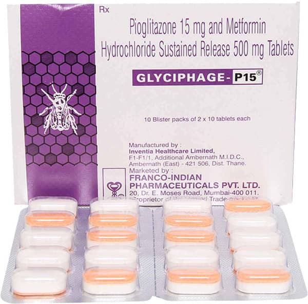 Glyciphage P 15mg Strip Of 10 Tablets