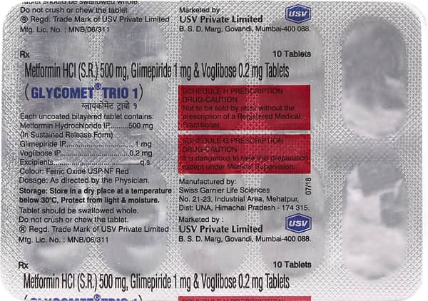 Glycomet Trio 1 Tablet