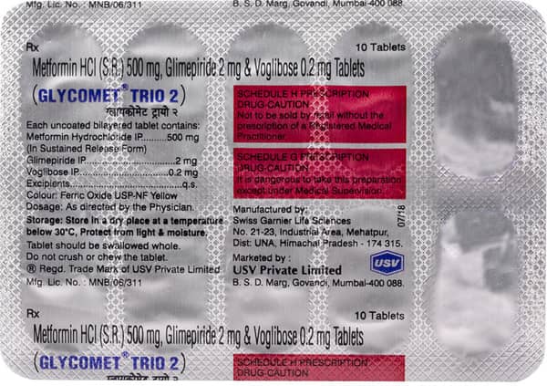 Glycomet Trio 2 Tablet