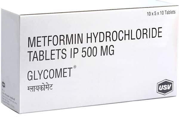 Glycomet 500Mg Strip Of 10 Tablets