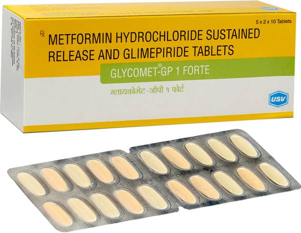 ग्लैकोमेट जि पि 1 फोर्ट टैबलेट