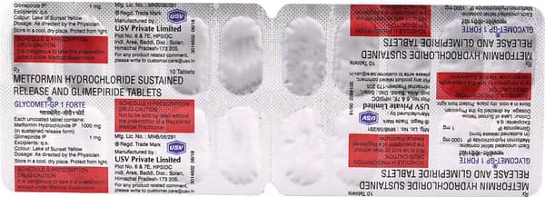 ग्लैकोमेट जि पि 1 फोर्ट टैबलेट