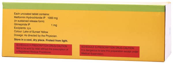 ग्लैकोमेट जि पि 1 फोर्ट टैबलेट