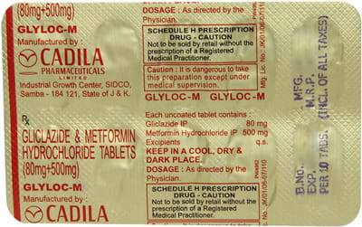 Glyloc M Strip Of 10 Tablets