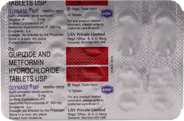 Glynase Mf Strip Of 10 Tablets