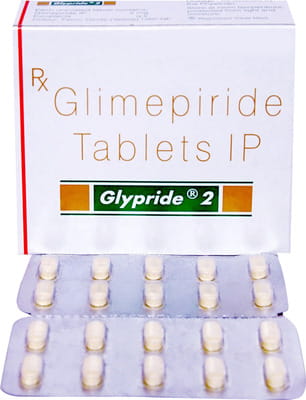 Glypride 2mg Strip Of 10 Tablets