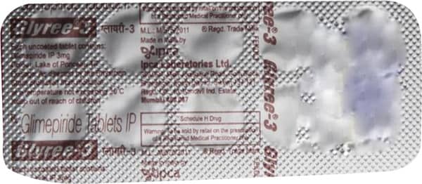 Glyree 3Mg Strip Of 10 Tablets