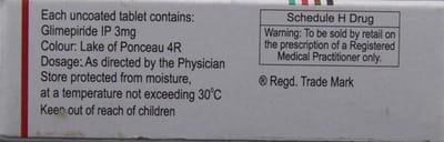 Glyree 3mg Strip Of 10 Tablets