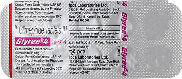 Glyree 4mg Strip Of 10 Tablets