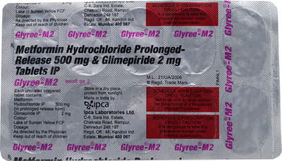 Glyree M2 Strip Of 10 Tablets