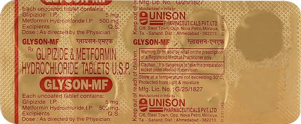 Glyson Mf Strip Of 10 Tablets