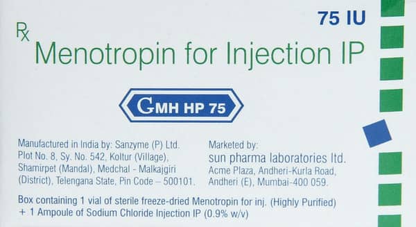 Gmh Hp 75iu Dry Vial Of 1 Powder For Injection