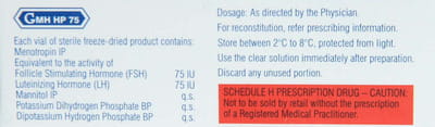 Gmh Hp 75iu Dry Vial Of 1 Powder For Injection