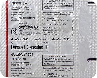 Gonablok 200mg Strip Of 10 Capsules