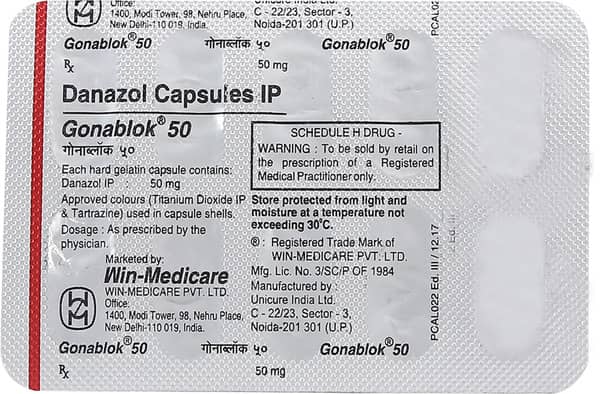 Gonablok 50mg Strip Of 10 Capsules