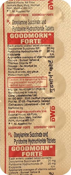 Goodmorn Forte Strip Of 10 Tablets