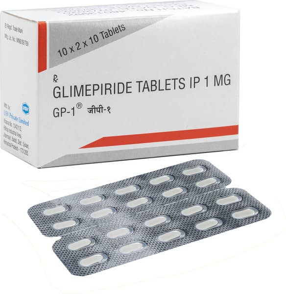 Gp 1mg Strip Of 10 Tablets