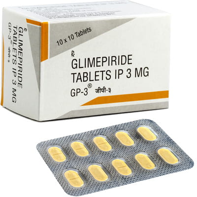Gp 3mg Strip Of 10 Tablets