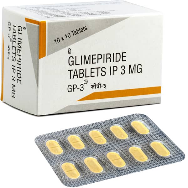 Gp 3mg Strip Of 10 Tablets