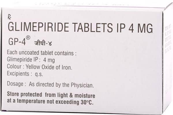Gp 4mg Strip Of 10 Tablets