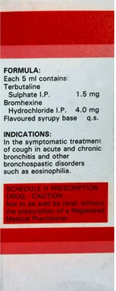 Grilinctus Bm Paediatric Bottle Of 30ml Syrup